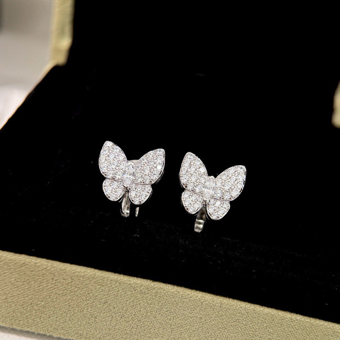 ¡®Glow¡¯BUTTERFLY ALL DIAMOND EARRINGS