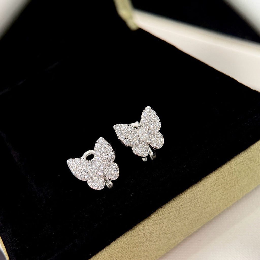 ¡®Glow¡¯BUTTERFLY ALL DIAMOND EARRINGS
