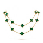 ¡®Glow¡¯CLOVER 20 MOTIFS MALACHITE GOLD