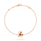 ¡®Glow¡¯FRIVOLE GOLD FLOWER PINK MALACHITE BRACELET