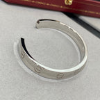 GlowLOVE BRACELET 6.1MM 1 DIAMOND OPEN CUFF
