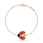 ¡®Glow¡¯LUCKY SPRING 1 MOTIF PINK GOLD BRACELET