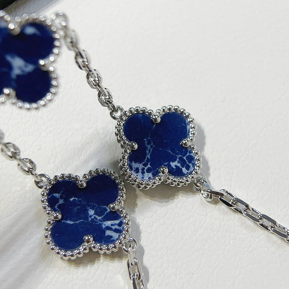 [Glow]New CLOVER 5 MOTIF PIETERSITE BRACELET COLLECTION