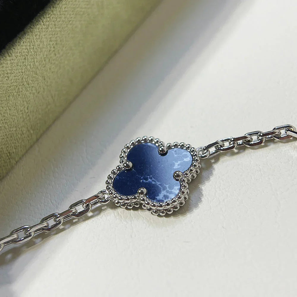 [Glow]New CLOVER 5 MOTIF PIETERSITE BRACELET COLLECTION