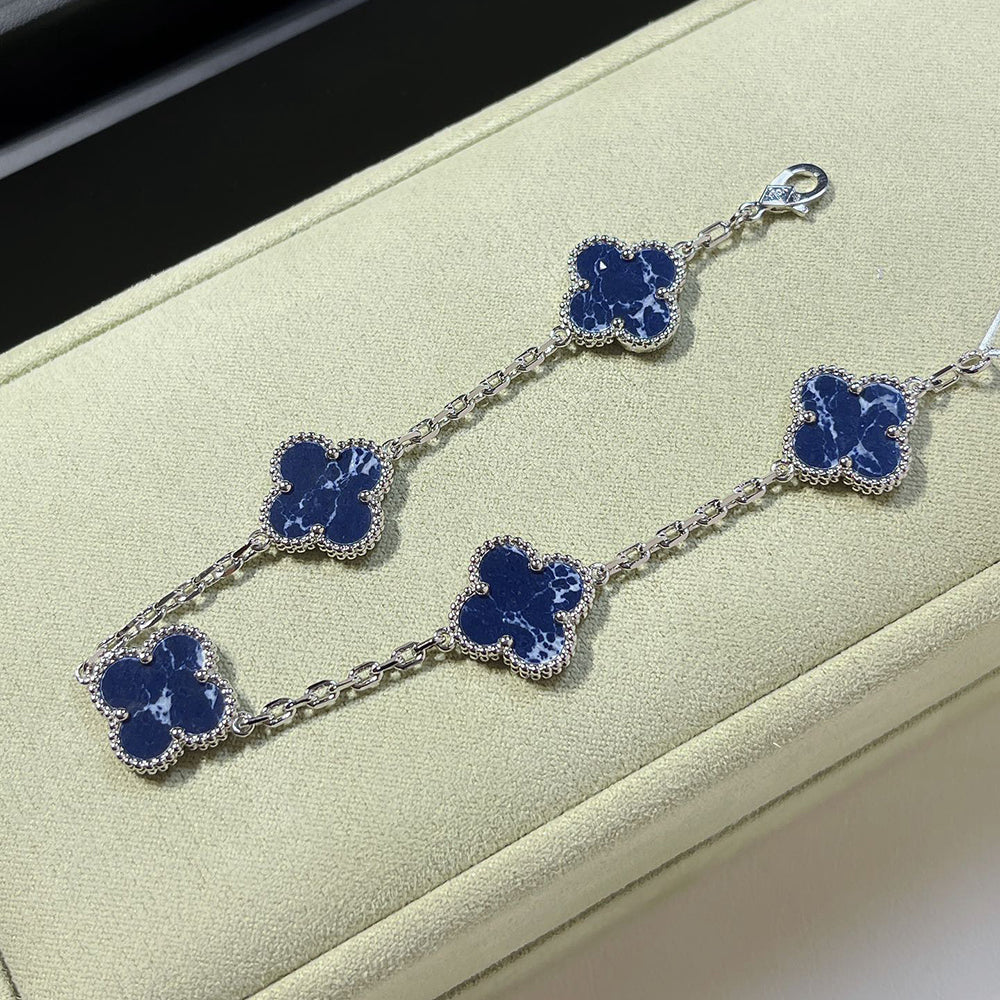 [Glow Jewelry]CLOVER 5 MOTIF PIETERSITE BRACELET COLLECTION
