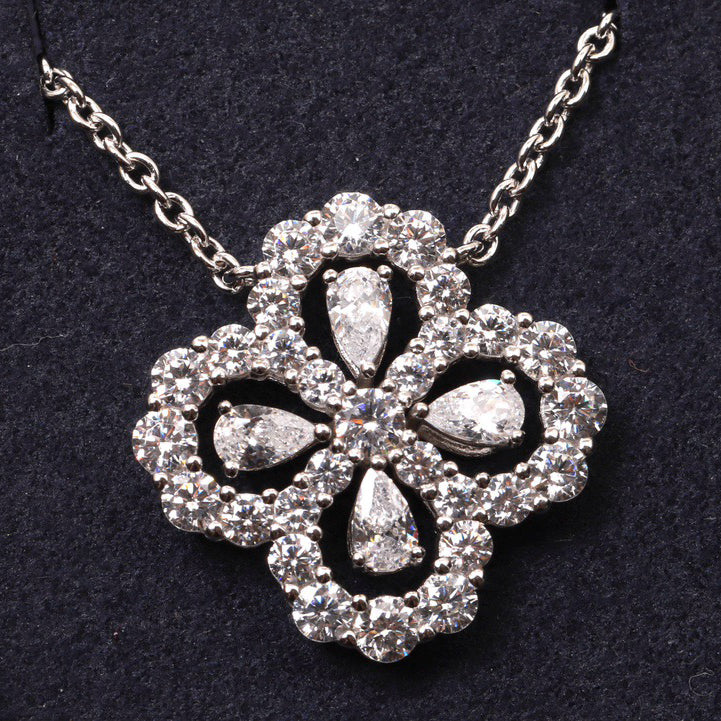 GlowLOOP NECKLACE FULL MOTIF DIAMOND 16MM MULTIPLE COLORS