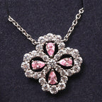 GlowLOOP NECKLACE FULL MOTIF DIAMOND 16MM MULTIPLE COLORS