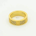 GlowLOVE RING 5.5MM DIAMONDS PAVED