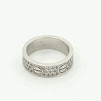 GlowLOVE RING 5.5MM DIAMONDS PAVED