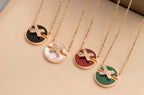 GlowJEUX DE ROSE GOLD DIAMOND NECKLACE