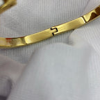 GlowCLASSIC HM CLIC WHITE 8MM ENAMEL BRACELET
