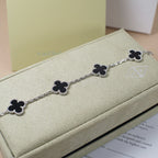 [Glow]New  CLOVER 5 MOTIF ONYXS BRACELET COLLECTION