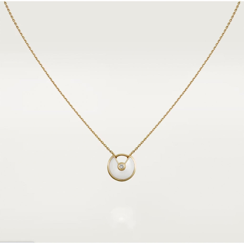GlowAMULETTE ROSE GOLD MOP NECKLACE