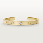GlowLOVE BRACELET 6.1MM 1 DIAMOND OPEN CUFF