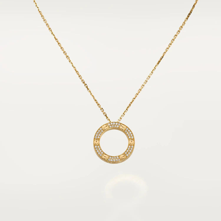 GlowLOVE NECKLACE ADJUSTABLE ROSE GOLD