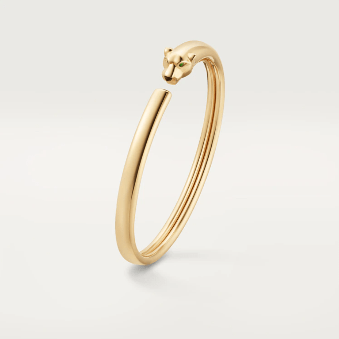 GlowPANTHERE GOLD OPEN BRACELET