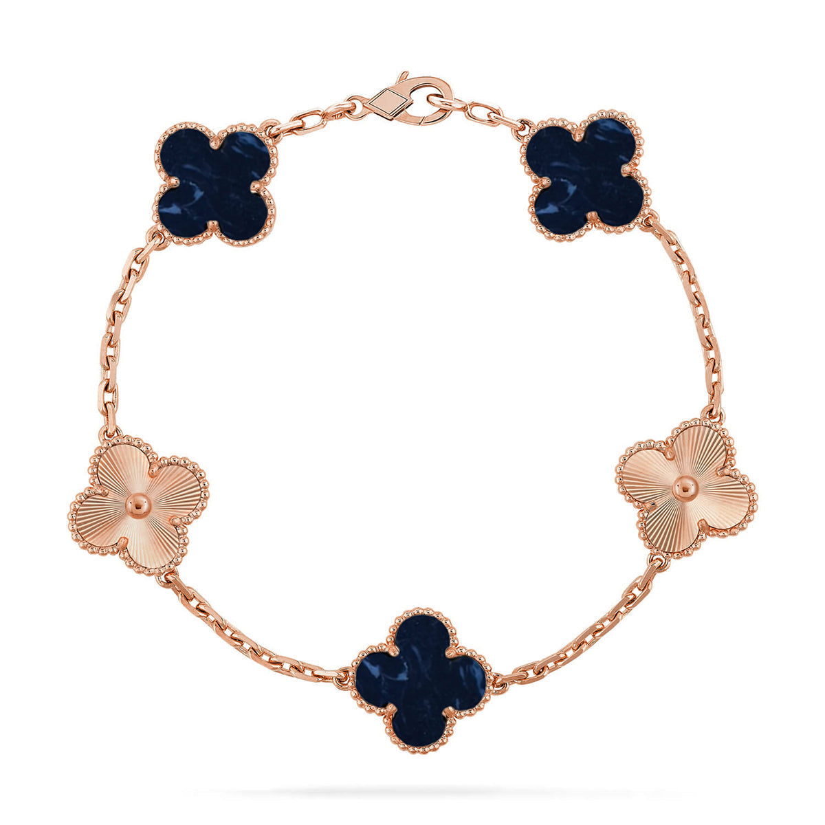[Glow]New CLOVER 5 MOTIF PIETERSITE BRACELET COLLECTION