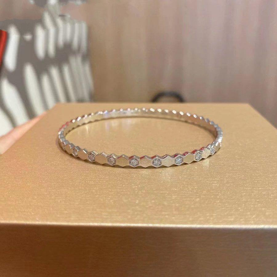GlowBEE LOVE SILVER DIAMOND BRACELET