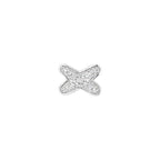 GlowJEUX DE SILVER DIAMOND EARRINGS