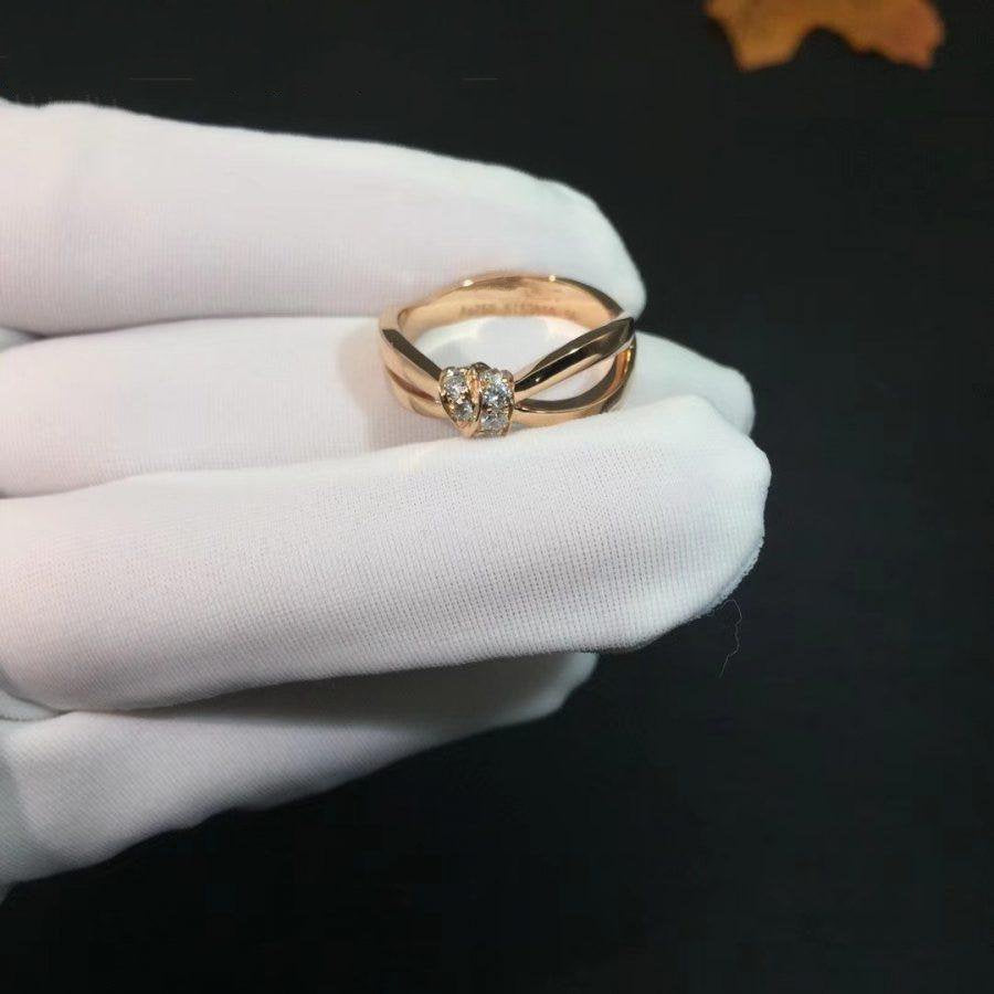 GlowLIENS RING PINK GOLD DIAMOND