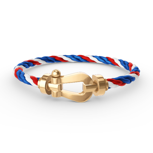 GlowFORCE LARGE HORSESHOE NO DIAMOND BRACELET GOLD