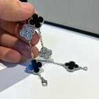 [Glow]New  CLOVER 5 MOTIF ONYXS BRACELET COLLECTION