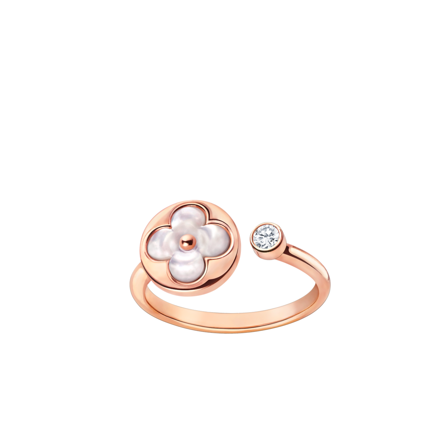 GlowSUN 1 DIAMOND PINK MOP RING