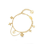 GlowBLOOMING PINK GOLD MOP BRACELET