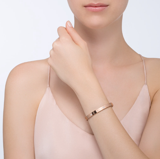 GlowLOVE BRACELET 6.1MM 4 DIAMONDS