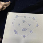 ¡®Glow¡¯FRIVOLE SILVER 5 FLOWERS BRACELET