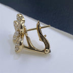 ¡®Glow¡¯FRIVOLE GOLD FLOWER DIAMOND EARRINGS