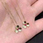 ¡®Glow¡¯FRIVOLE GOLD FLOWER NECKLACE