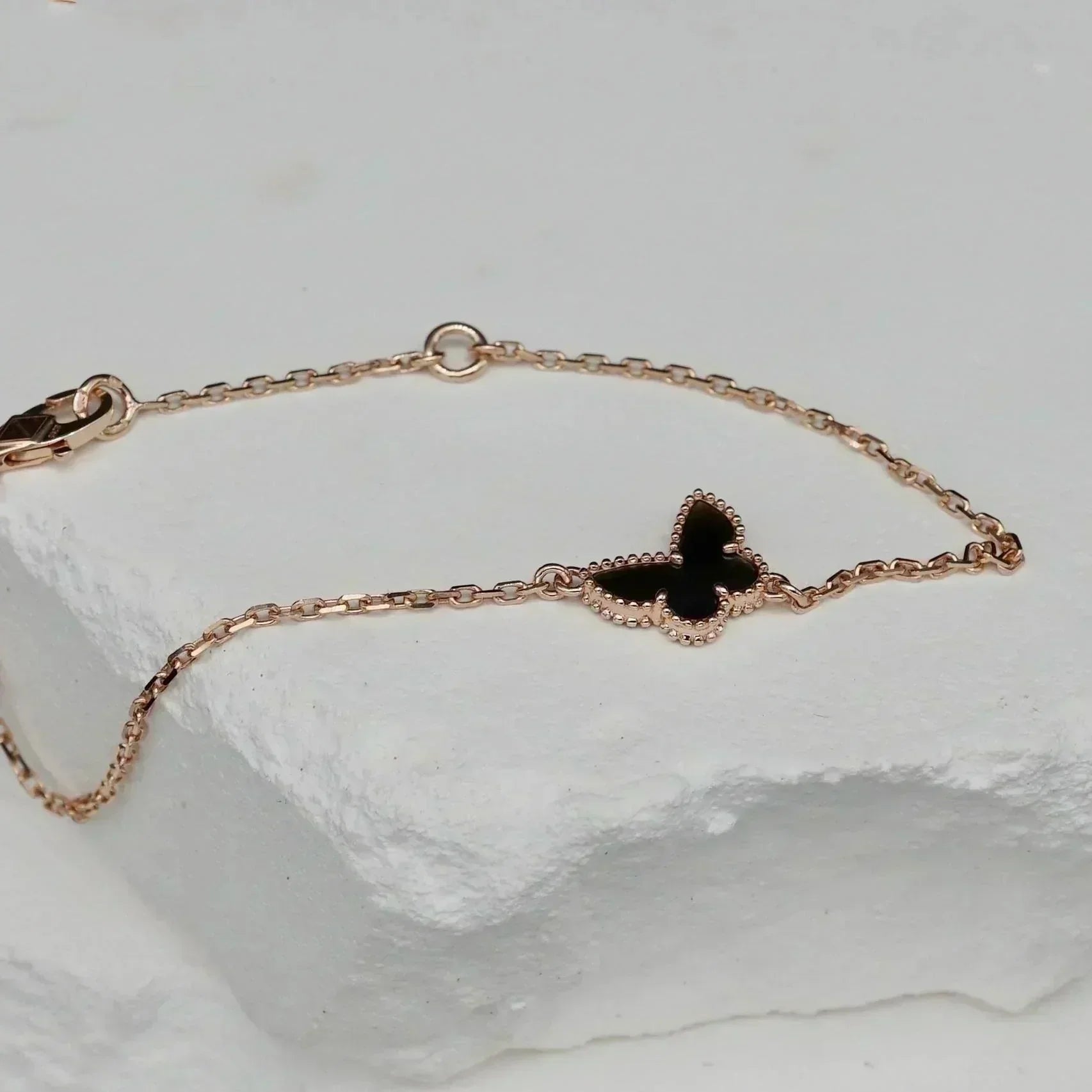 ¡®Glow¡¯BUTTERFLY ONYX  BUTTERFLY BRACELET