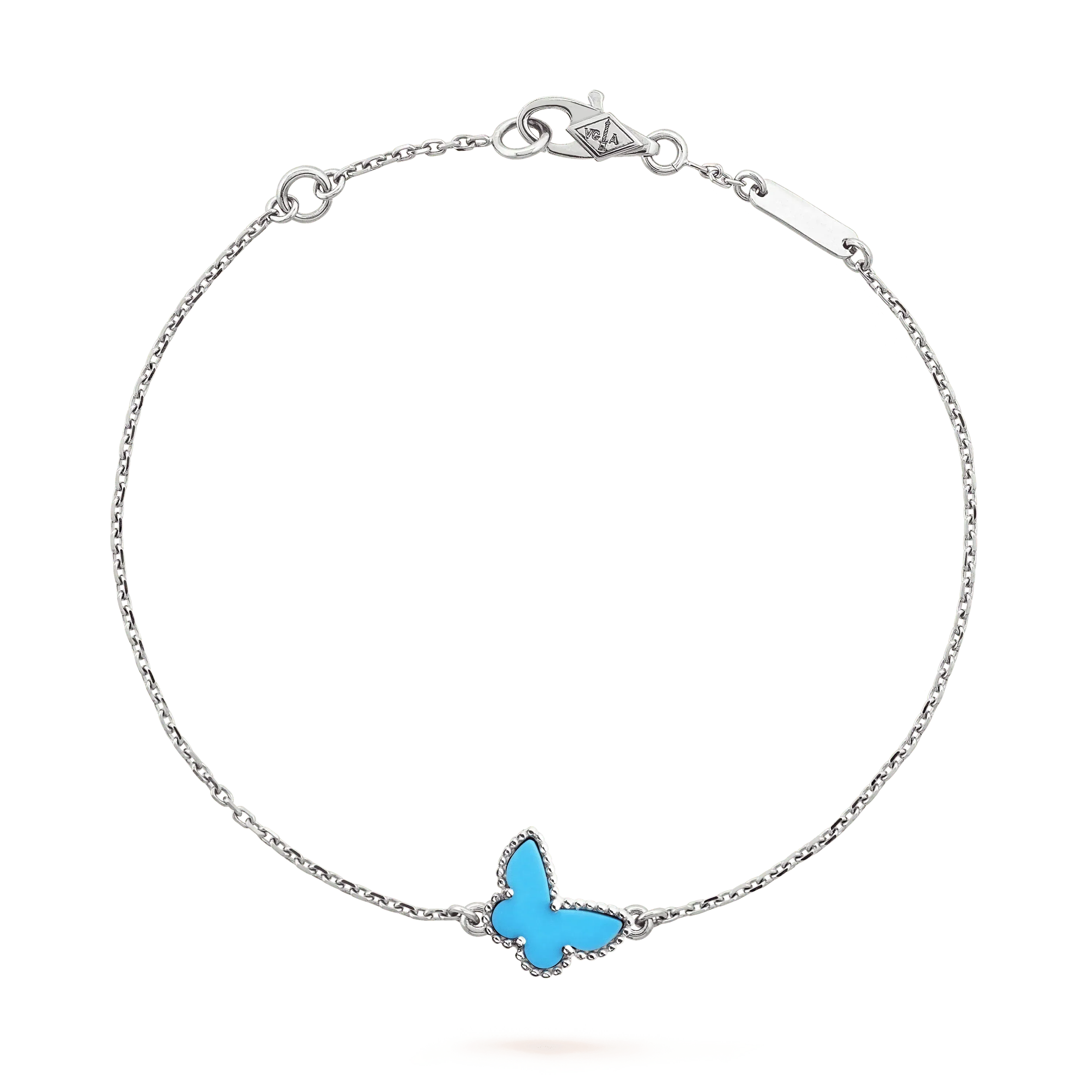 ¡®Glow¡¯BUTTERFLY TURQUOISE BUTTERFLY BRACELET SILVER