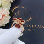 ¡®Glow¡¯SWEET CLOVER CARNELIAN RING