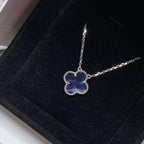 ¡®Glow¡¯CLOVER 15MM PIETERSITE NECKLACE SILVER