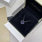 ¡®Glow¡¯CLOVER 15MM PIETERSITE NECKLACE SILVER