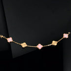 [Glow]New  CLOVER 5 MOTIFS  PINK MOP BRACELET COLLECTION