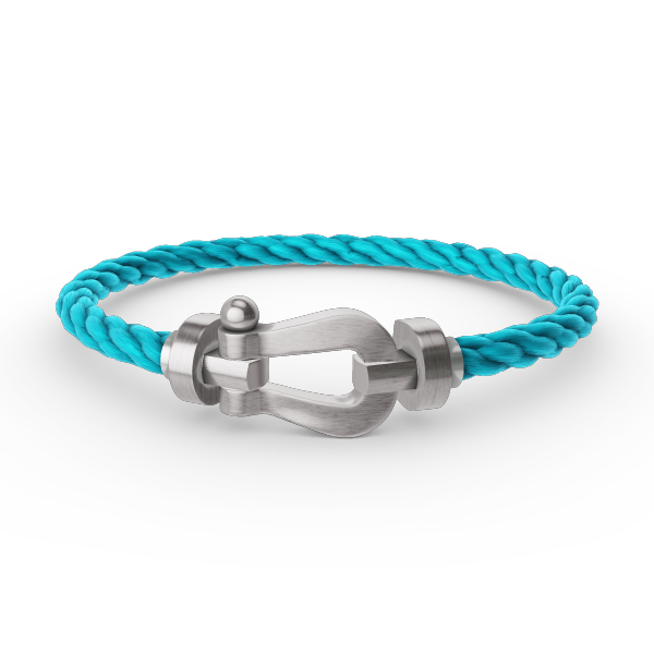 GlowFORCE LARGE HORSESHOE NO DIAMOND BRACELET SILVER